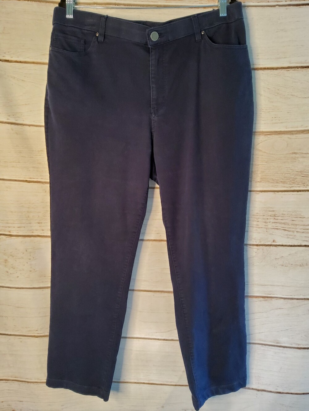 croft & barrow Navy Effortless Stretch Pant 16P